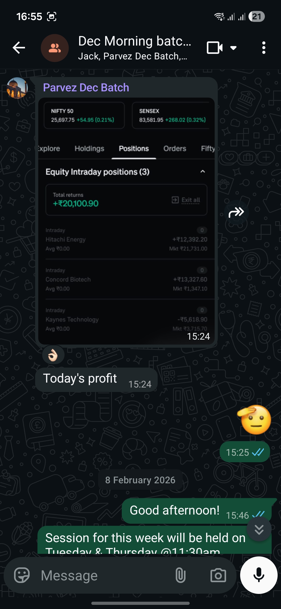 Student profit proof
