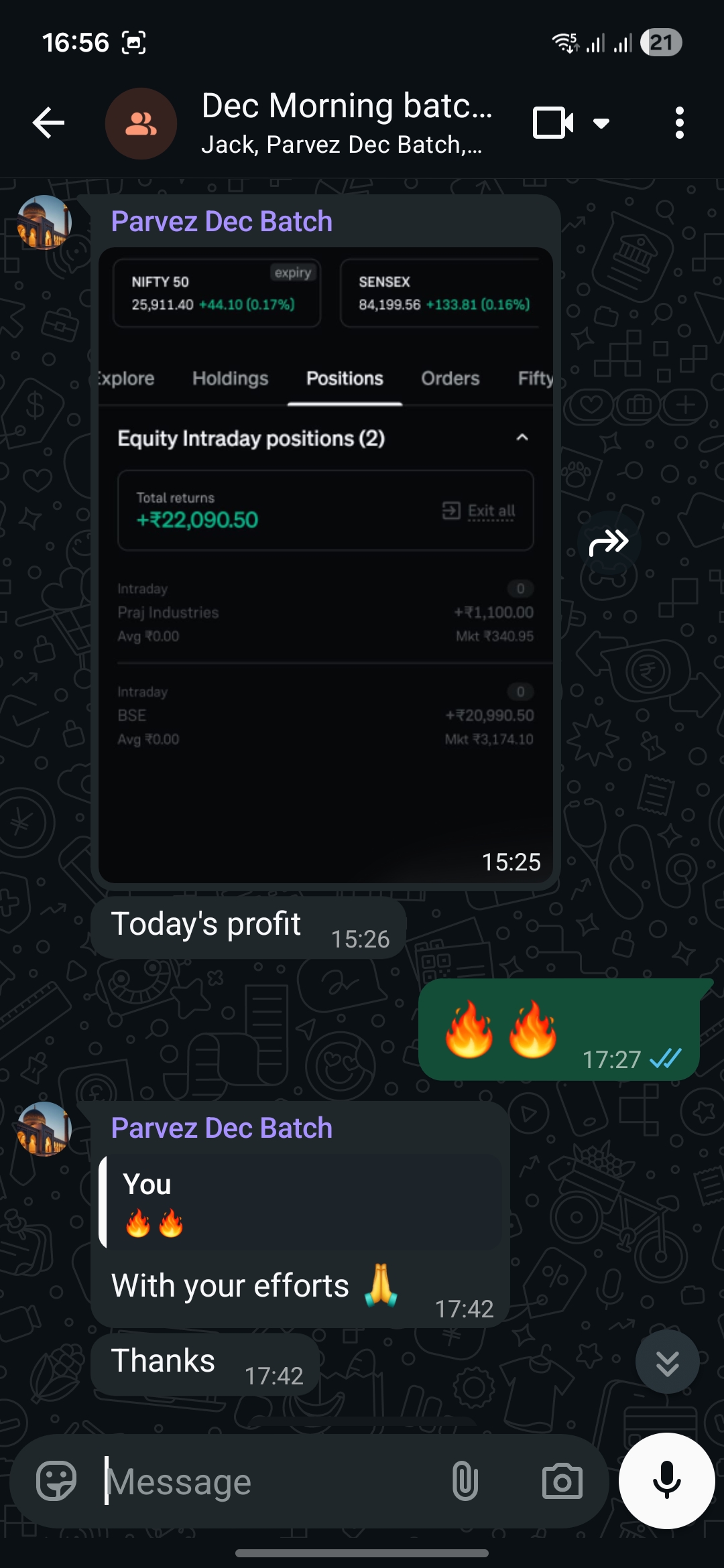 Student profit proof